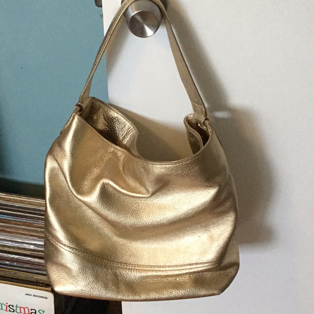 Michael Kors gold leather bag - Picture 2 of 6